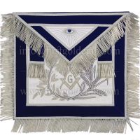 MASTER MASON Silver Apron square compass